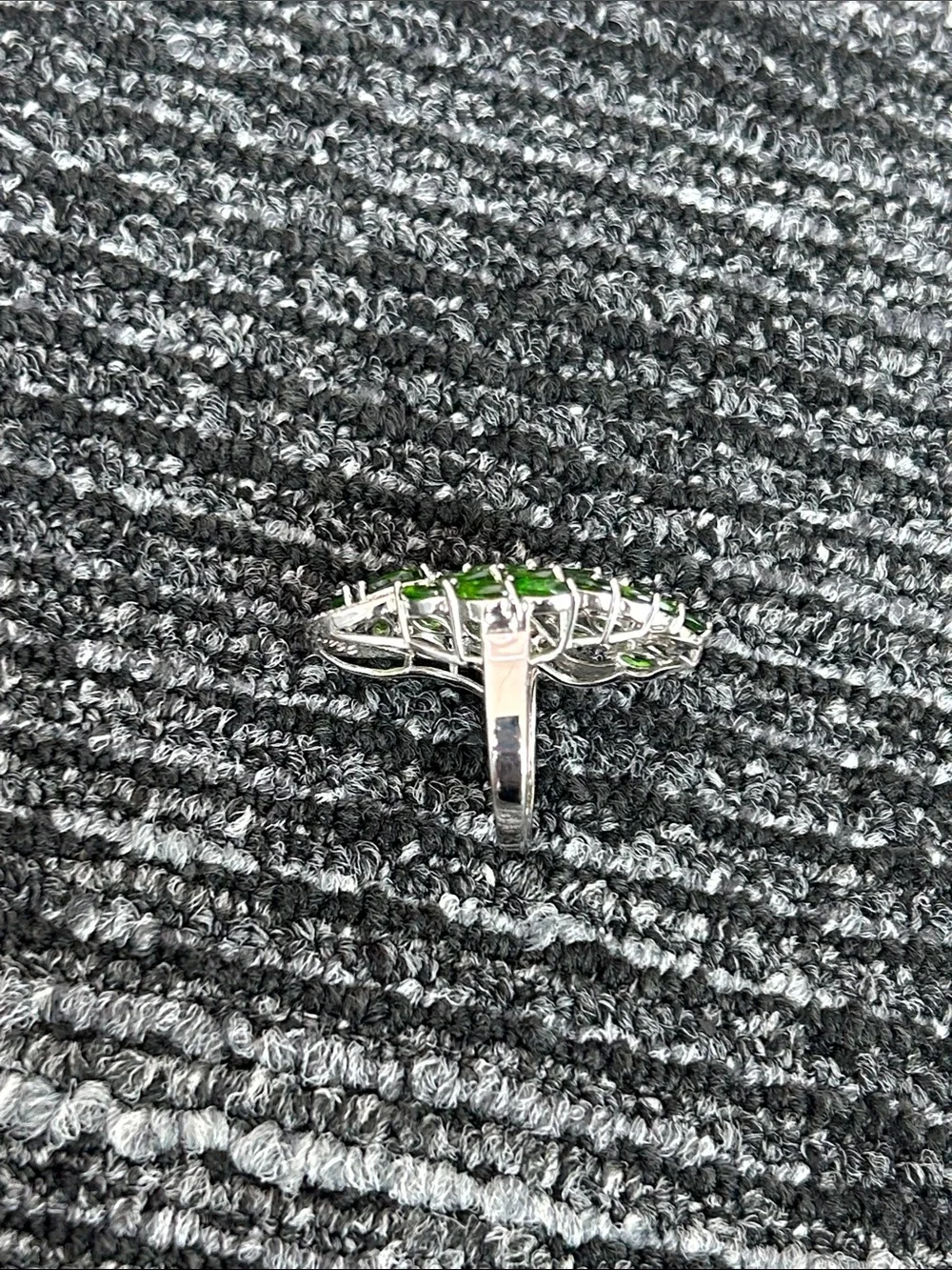 Green Peacock Cocktail Ring